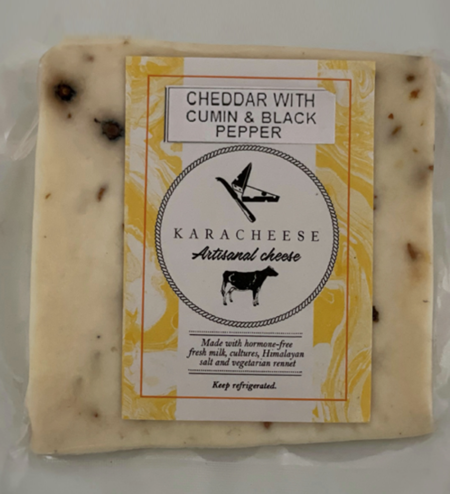 Cheddar with Black Pepper and Cumin
